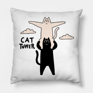 Cat Tower Pillow