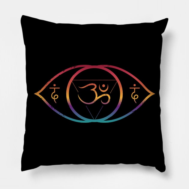 Ajna Rainbow Pillow by marieltoigo