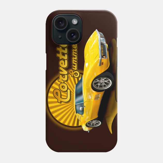 Corvette Custom Stingray Phone Case by hardtbonez