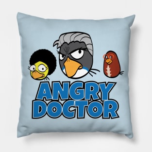 Angry Doctor (Bill & Nardole Version) Pillow