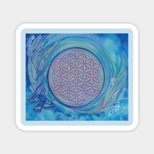 Flower of Life, element of air Magnet