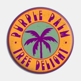 Purple Palm Tree Delight Pin