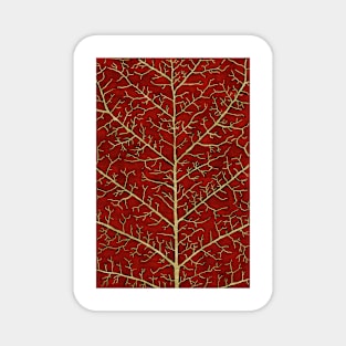 Crimson autumn Magnet