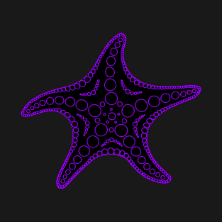 Starfish (purple/black) T-Shirt