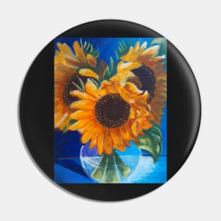 BRIGHT YELLOW SUNFLOWERS 2 Pin