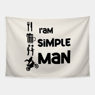 I'm Simple Man Funny Tapestry