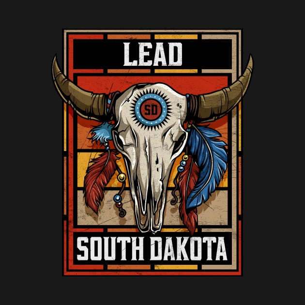 Lead South Dakota Native American Bison Skull by SouthDakotaGifts