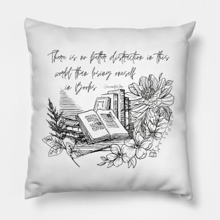 There is no better distraction - Shadowhunters Pillow