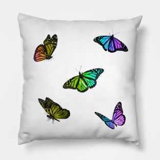 Rainbow Butterflies Sticker Pack Pillow