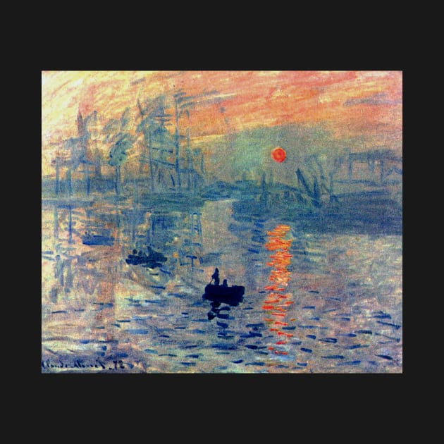 Impression, Sunrise by Claude Monet (1872) by Naves