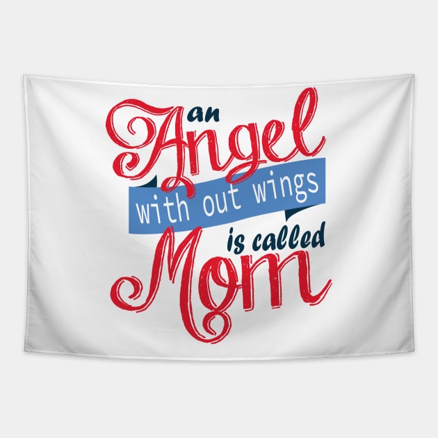 Angel Mom Tapestry by manal