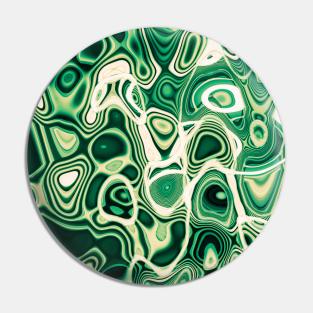 Malachite Kaleidoscope Pin