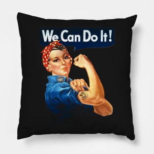 FM Rosie We Can Do It Pillow