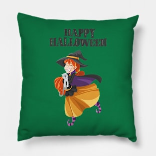 The Smiling Witch Pillow