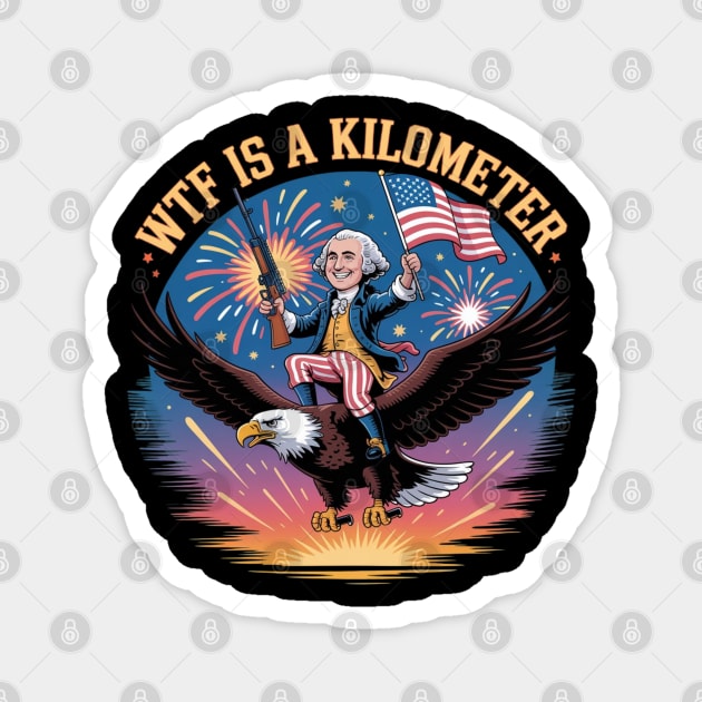 july-4th Magnet by Creatifly Graphic Tees
