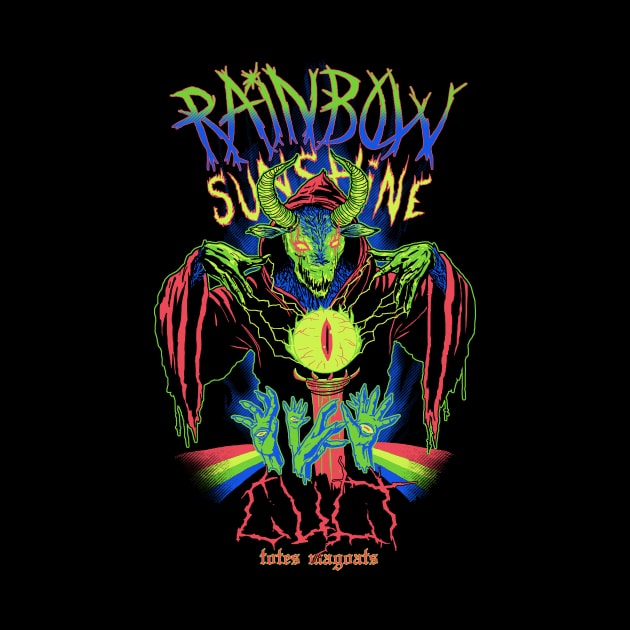 Rainbow Sunshine Cult by Hillary White Rabbit