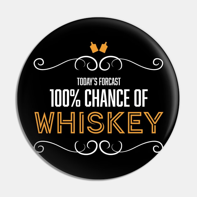 Todays Forecast hiskey Bourbon Single Malt Scotch Pin by petervanderwalk
