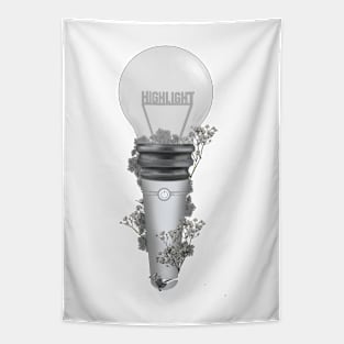 Highlight Floral Lightstick kpop Tapestry