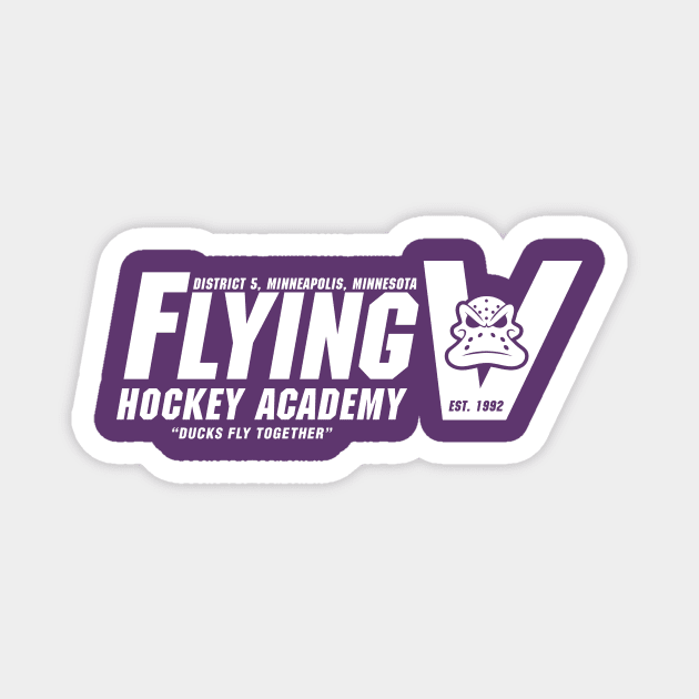 Flying V Hockey Academy Magnet by StevenReeves