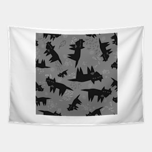 Tasmanian Devil Greys Tapestry