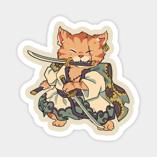 Neko pirate samurai Magnet