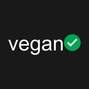 Verified Vegan (White Text) T-Shirt