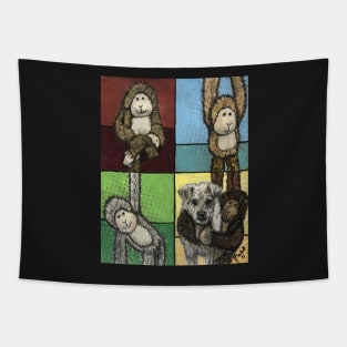 Monkey time Harley Tapestry