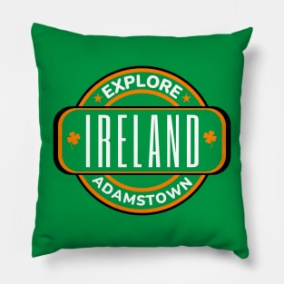 Adamstown, Ireland - Irish Town Pillow