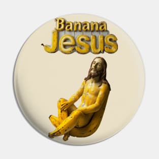 Banana Jesus Evolved Pin