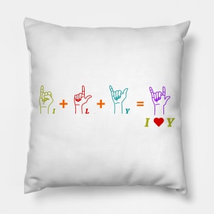 ILY - ASL Pillow