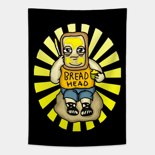 BREAD HEAD Tapestry by BEAVERNIGHT