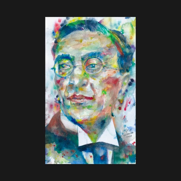 WASSILY KANDINSKY watercolor portrait by lautir