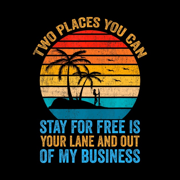 Two Places  For Free In Your Lane by FireSpark Studios