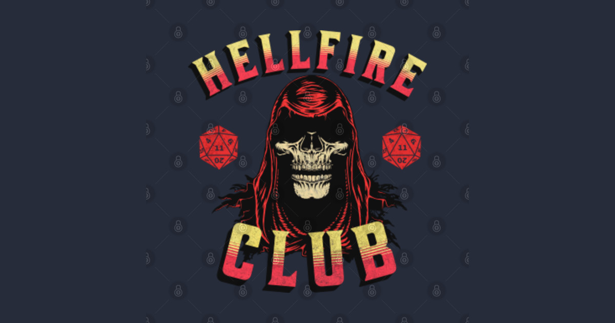 Hellfire Club Retro - Hellfire Club - T-Shirt | TeePublic