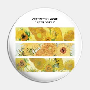 Van Gogh's Sunflowers Pin