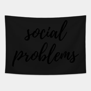 Social Problems Binder Label Tapestry