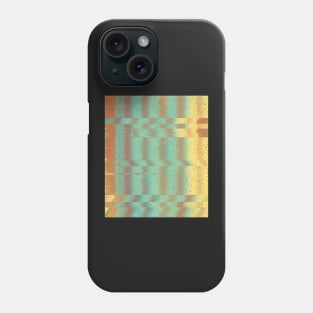 Trippy Glitched Retro Striped Pattern Phone Case