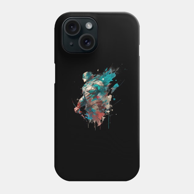 Cap America Fading Out Phone Case by Drank