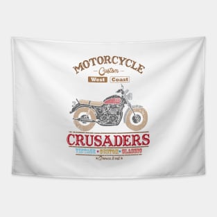 VINTAGE MOTORCYCLE Tapestry