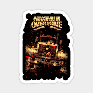 Locked In A Battle With The Green Goblin Maximum Overdrive Horror Tee Magnet