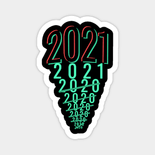 new year 2021 Magnet