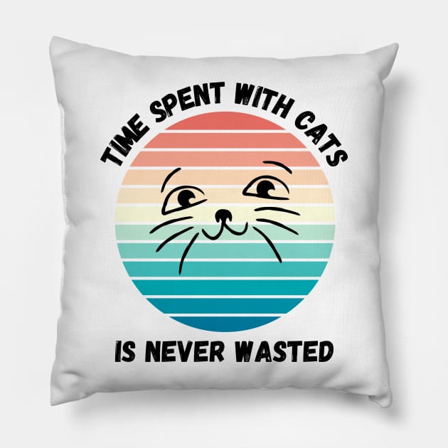 Cats Are Like Potato Chips You Cant Have Just One Pillow by LetsGetInspired