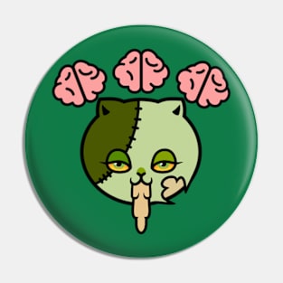 Zombie Cattie Pin