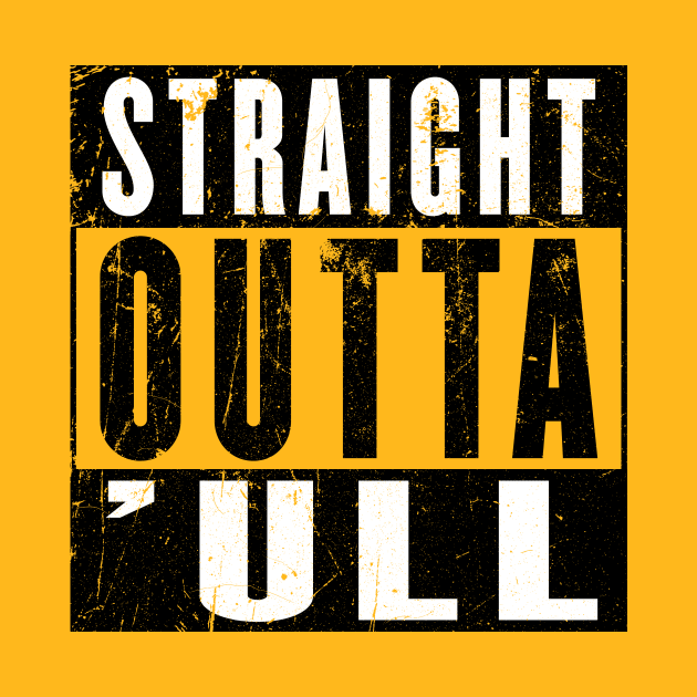 Straight Outta Hull ('ull) Funny Kingston Upon Hull East Riding of Yorkshire by phoxydesign