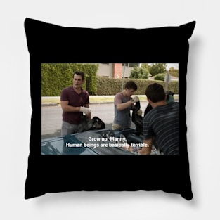 Human beings are basically terrible Phil Dunphy Modern Family quote Pillow