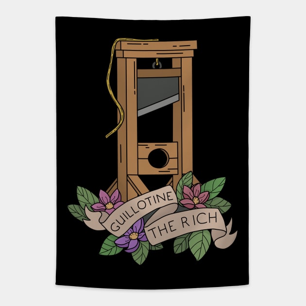 Guillotine the rich Tapestry by valentinahramov