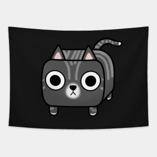 Grey Tabby Kitty Cat Loaf Tapestry