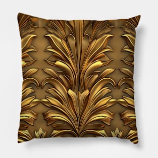 Realistic Art Deco Pattern Pillow