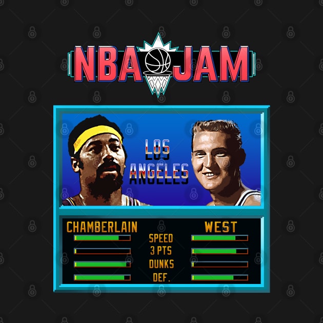 NBA JAM - CLASSIC - THE BEST DUO's EDITION_WIlt&West by Buff Geeks Art