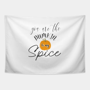 You are the pumpkin to my spice Tapestry